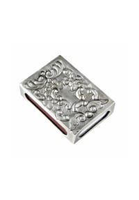 LOBERON - Etui für Streichholzschachtel Lytham antiksilber - antiksilber