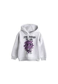Solang - Sweatshirt mit Print-Motiv - Hellgrau