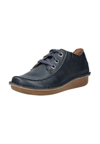 CLARKS® - Leder Halbschuhe - Navy