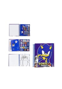 Nintendo - Sonic Kreativalbum für Kinder – Ausmal- & Beschäftigungsbuch mit - Mehrfarbig 22x26x2 cm