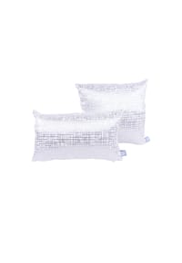 Kayoom - Dekokissen Poesie 125 2er-Set / Dekokissen - weiß - silber