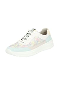 legero - Leder/Textil Sneaker - Grün/Beige