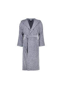 MÖVE - unisex Kapuze Brooklyn Fischgrat nature/deep sea - 042 - blau