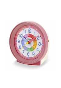 Atlanta by PARAGON - Kinderwecker ohne Ticken mit Melodie & Licht – 2134/17 (Rosa) - Rosa