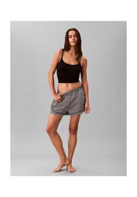 Calvin Klein - Loungewear-Hose Cotton Poplin, Gummibund, für Damen - 4J5  BLACK