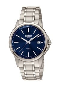 BOCCIA® - Herrenuhr "3633-04" - SILBER