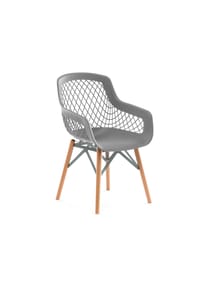 Kayoom - Stuhl Pure Style 2er-Set grau modern - grau