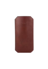 PICARD - Toscana Brillenetui Leder 2 cm - kastanie