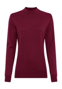 GALERIA - Seide-Cashmere Pullover Rom, Stehkragen, für Damen - BLACK