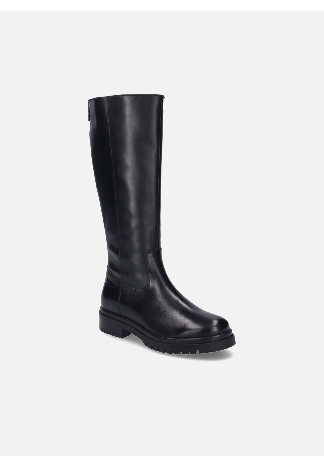 Seibel Stiefel, Blockabsatz, Leder, FüR Damen, Schwarz, 36