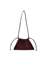 KAZAR STUDIO - Bordeauxfarbene Ledertasche mit Naturhaar-Finish - Bordeaux