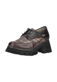 LAURA VITA® - Leder/Textil Halbschuhe - Grau/Multi
