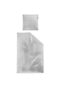 irisette® - Seersucker Bettwäsche Set Easy 8517 - 11 silber