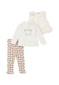 LILY & JACK® - 3tlg Set Animal - beige creme