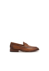 kazar - Braune Leder-Slipper - Braun