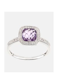 Diamant L'eternel - Ring, mit 0.13 ct Diamant, 375 Weißgold - white gold
