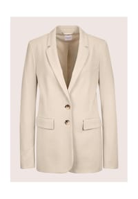 MADELEINE - Langer Jersey-Blazer - azurblau