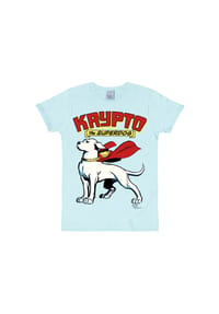 LOGOSHIRT® - T-Shirt Slimfit Krypto The Superdog - azure blue