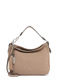 SURI FREY ROMY - Schultertasche, Kunstleder, Anhänger, uni, für Damen - 100 BLACK