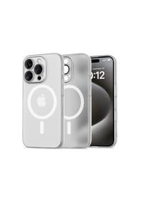 COFI - Tech Protect Hülle Weiss mit Magnetring iPhone 16 Pro - Weiss OneSize