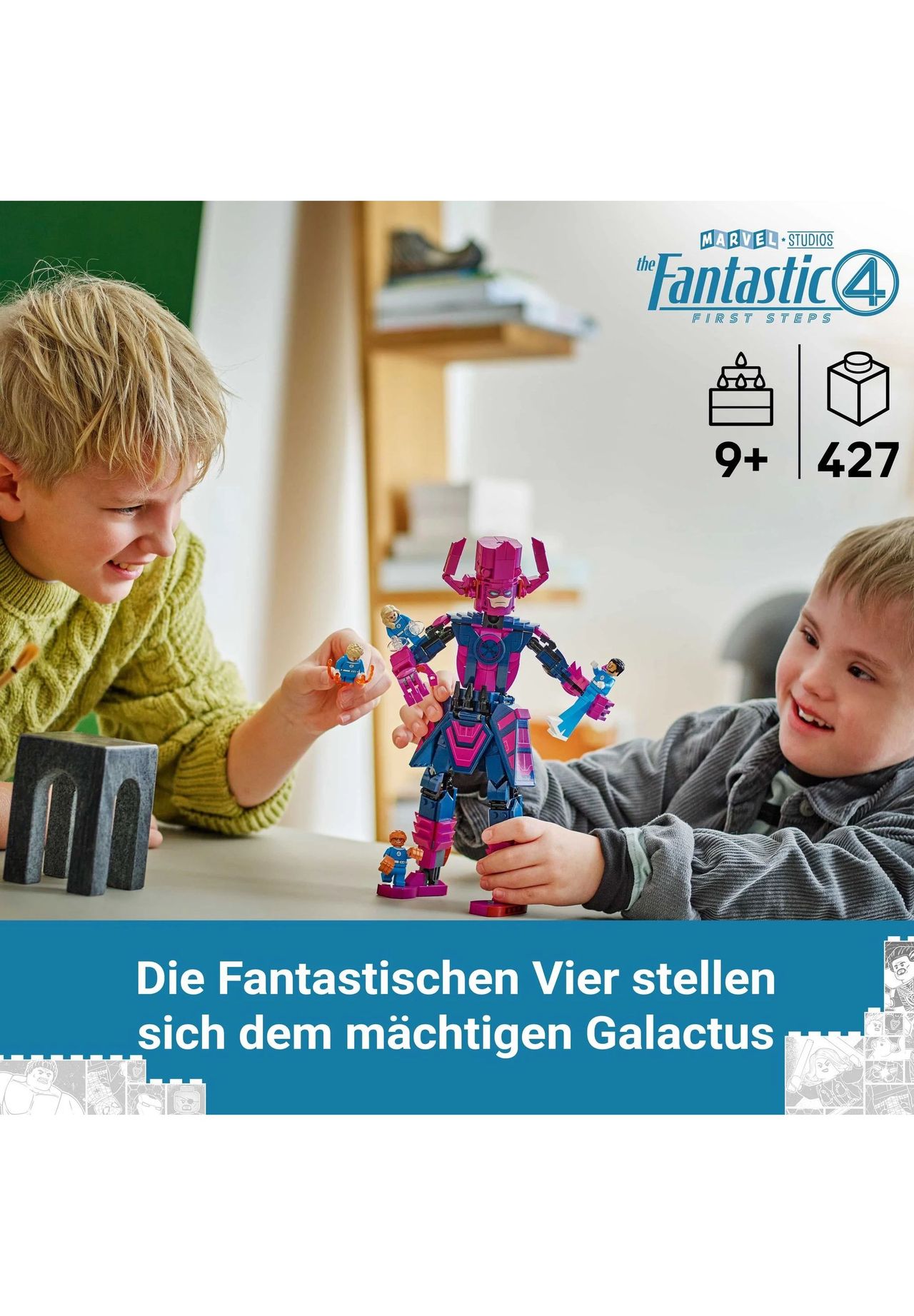Lego® Marvel - 76316 Fantastic Four Vs. Galactus Baufigur, Bunt, 99