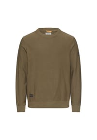 camel active - Strickpullover aus reiner Baumwolle - Schwarz