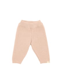 maximo® - GOTS BABY-Strickhose LL einfarbig - beigemeliert