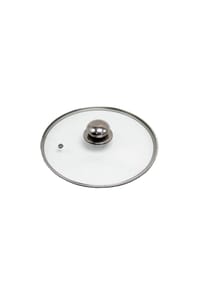 MICHELINO - Michelino Universal-Glasdeckel ø24 cm mit Dampfauslass & Edelstahlknop - 