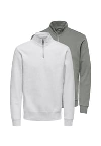 ONLY & SONS - Sweattroyer 2er Pack Ceres - Beige / grau