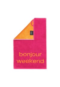 Cawö - Gästehandtuch Postcards Towels - PINK