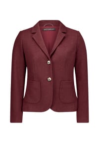 BETTY BARCLAY - Wollblazer mit aufgesetzten Taschen - Light Maroon