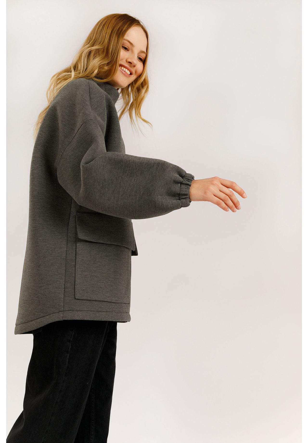 Damen Bekleidung FINN FLARE Jacke im modischen Oversize-Schnitt
