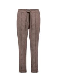 BETTY & CO - Karo-Hose mit Bügelfalte - Grey/Dark Red