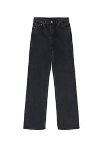 DR.DENIM® - Echo High Straight Jeans - Tar Retro Black