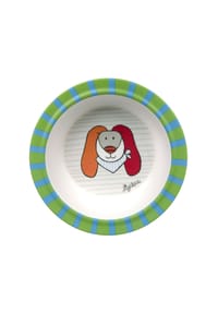 sigikid® Schüssel Hase RingelDingel rPET ,  für Kleinkinder und Kinder - GESCHIRR - grün/blau/mehrfarbig