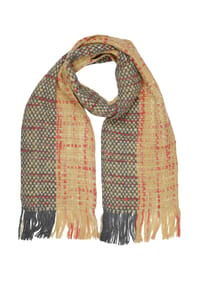 collezione alessandro® - Winterschal Tscherpa Made in Italy, in modischen Farben - beige