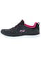 SKECHERS® 12983/BKPK Summits-Quick Getaway Damen Sneaker Slipper schwarz/grau/pink Bild 5