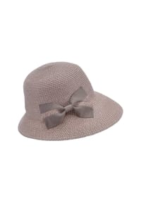 SEEBERGER - Papierborten Glocke mit Schleife 55523-0 - 8493 NUT BROWN/LI