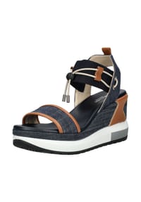 NeroGiardini - Lederimitat/Textil Sandalen - Jeans