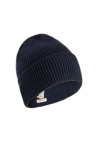 camel active - Beanie aus einem Baumwoll-Kaschmir Mix - Bernsteinrot