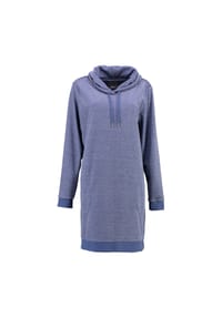 Cawö - Hoodies Damen Kapuze Homewear Hoodie 818 denim - 11 - blau
