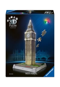 Ravensburger - Iconics 3D Puzzle "Big Ben", 216 Teile - 