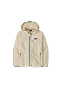 patagonia® - Hoody  Retro Pile Natural/ Ellwood Green - beige
