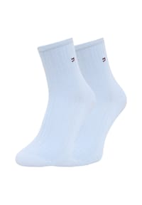 TOMMY HILFIGER - Socken, Rippbündchen, für Damen - 001 WHITE
