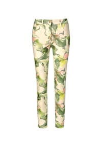 MADELEINE - Hose mit Blumenmuster - wollweiß / multicolor