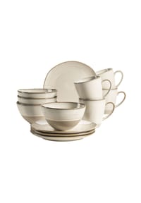 MÄSER Frühstücksgeschirr, Keramik Nottingham - Nottingham - beige