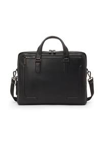 TUMI TUMI HARRISON - Aktentasche, Leder, Trolley-Aufsatz - DBM BLACK BOMBE