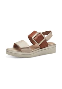 Tamaris - Leder Sandalen - Ivory