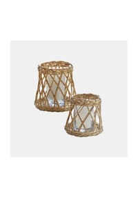 LOBERON - Laterne 2er Set Melari braun - braun