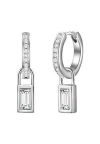 GLANZSTÜCKE MÜNCHEN - Damen Ohrringe aus 925/- Sterling Silber in Silber mit Zirkonia - silber